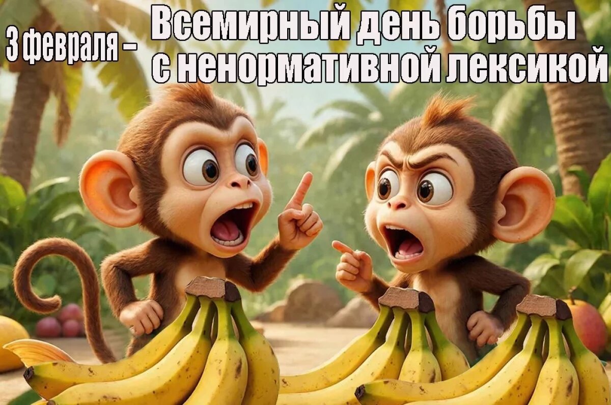    Всемирный день борьбы с ненормативной лексикой — открытки