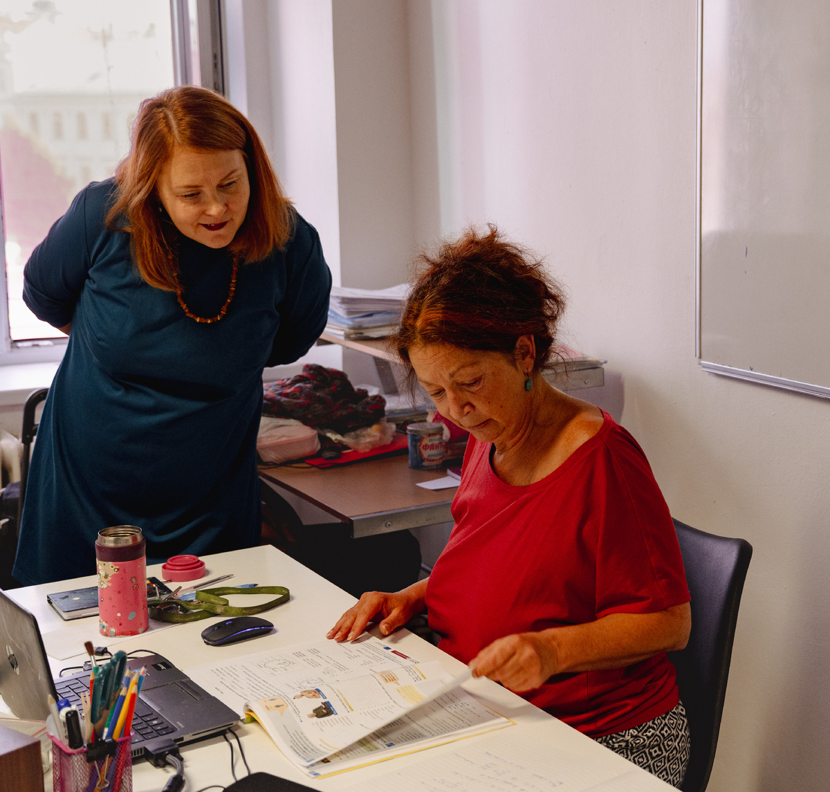 фото из архива: это я и одна из преподавателей