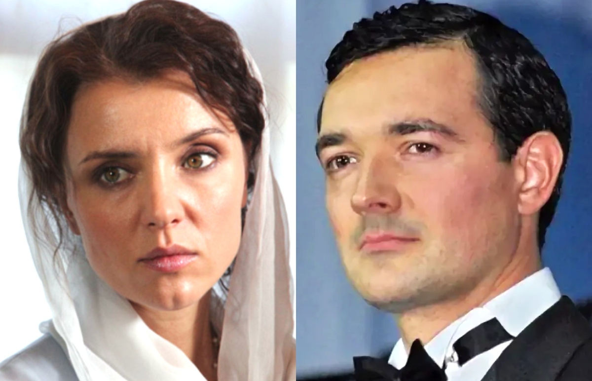 на фото Ксения Алферова и Егор Бероев 