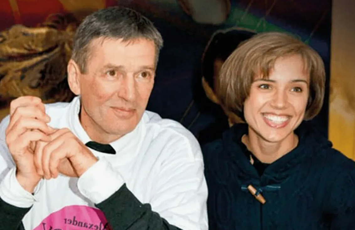 на фотоАлександр Абдулов в и Ксения Алферова 