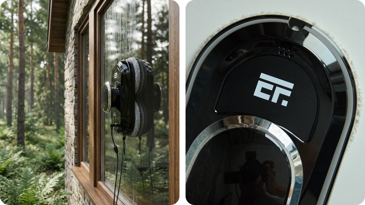 Робот-мойщик окон EF4Pro черный
