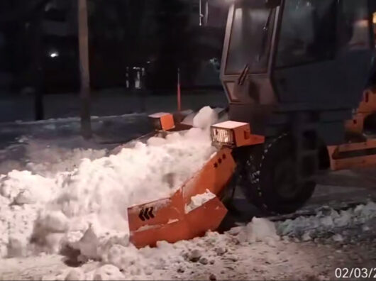    Расчистка снега // Фото: телеграм-канал Скрябина