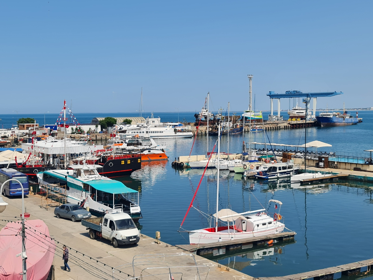 Морпорт в Анапе, фото Дмитрий Богданов