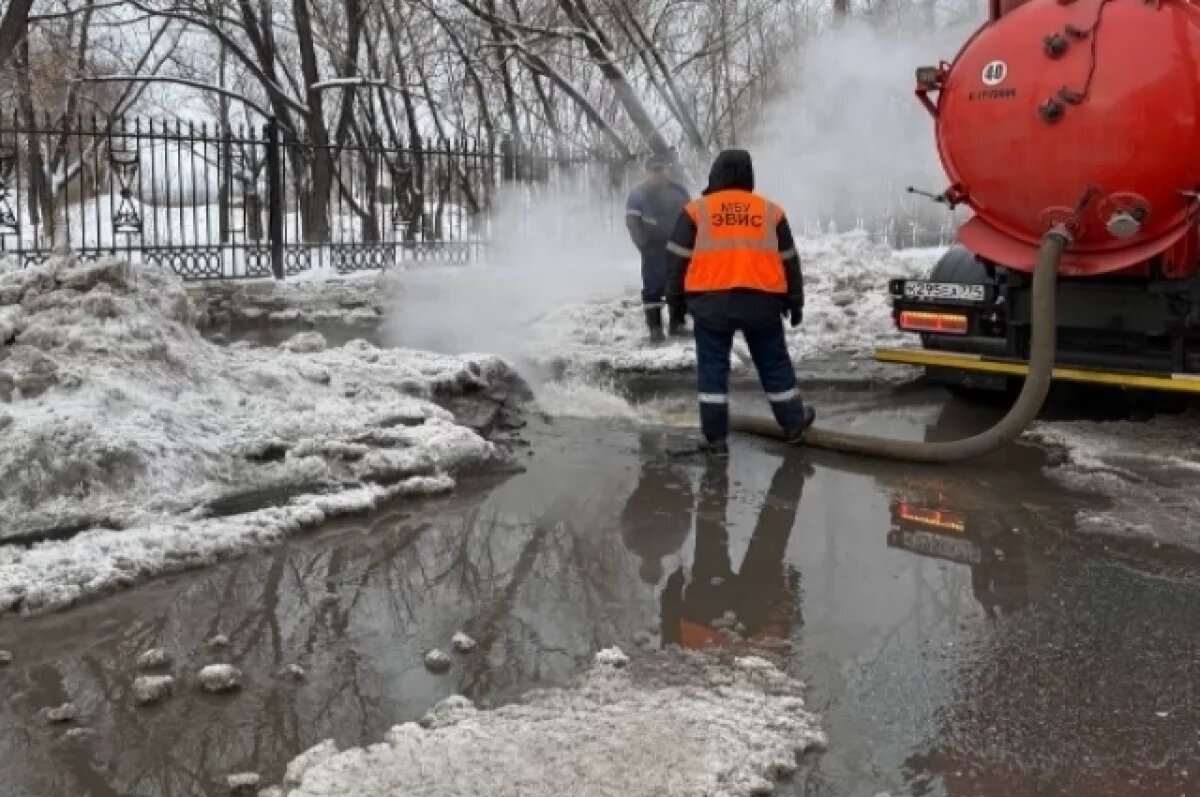    Челябинские коммунальщики назвали сроки устранения аварии на Новороссийской