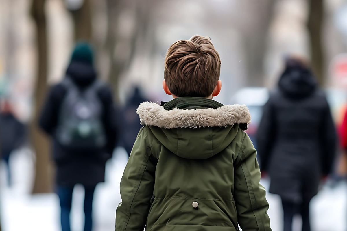 Девятилетный Паша из Петербурга пропал в конце января, его нашли мертвым через несколько дней.  Фото: Изображение сгенерировано с помощью ИИ / Маргарита Неклюдова