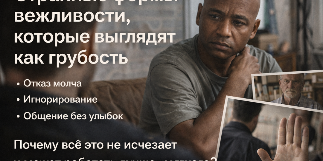 Странные формы вежливости, которые выглядят как грубость