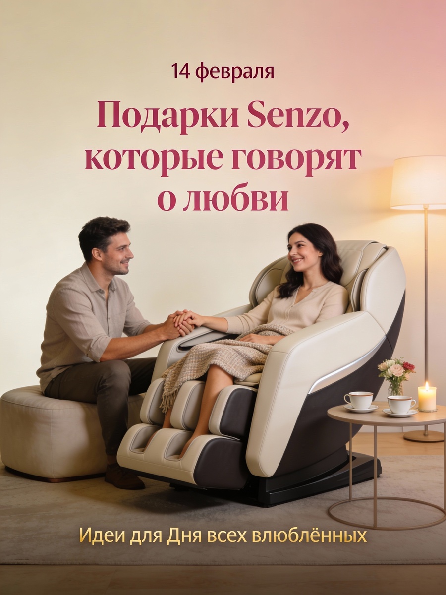 Senzo на 14 февраля: подарок, который заботится о любви каждый день
