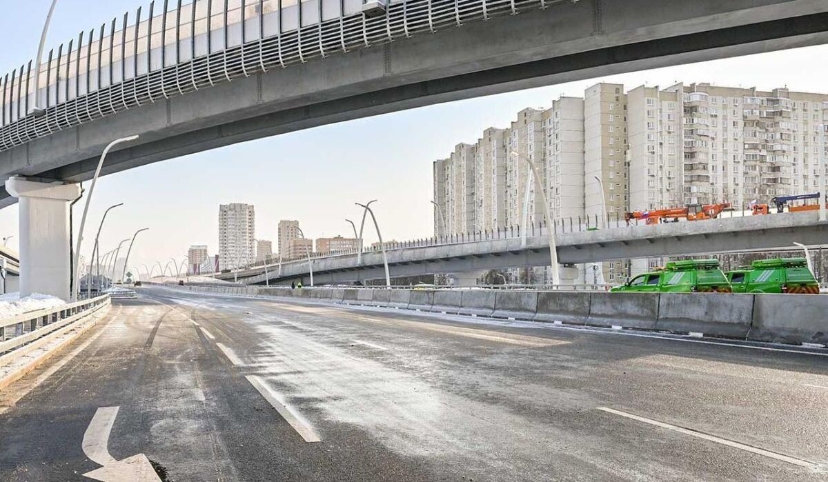     Новый путепровод. Источник: mos ru Автор фото: Пресс-служба Мэра и Правительства Москвы