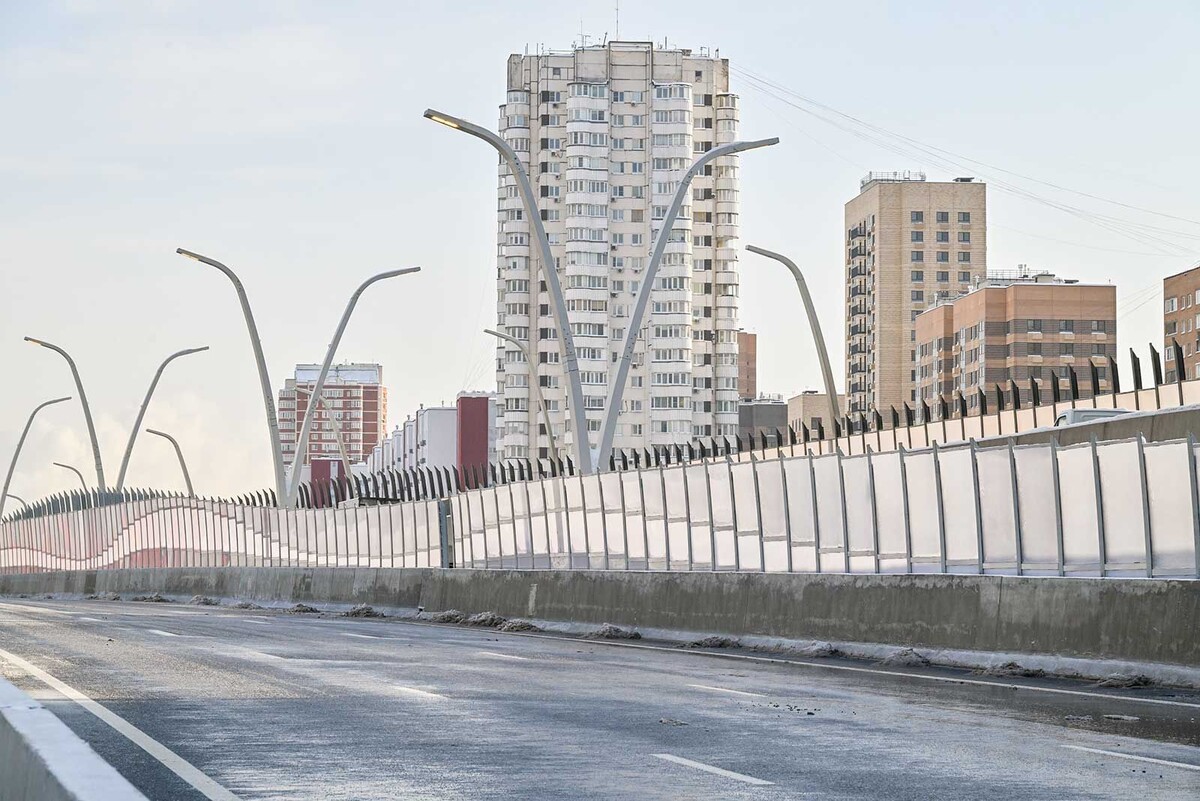    В Москве запустили новые путепроводы на Южной рокаде и МСД