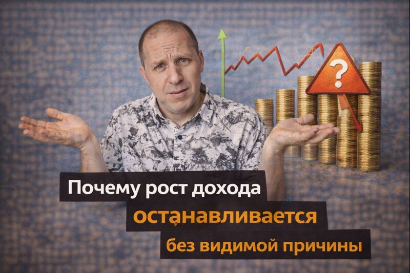 Почему рост дохода останавливается без видимой причины