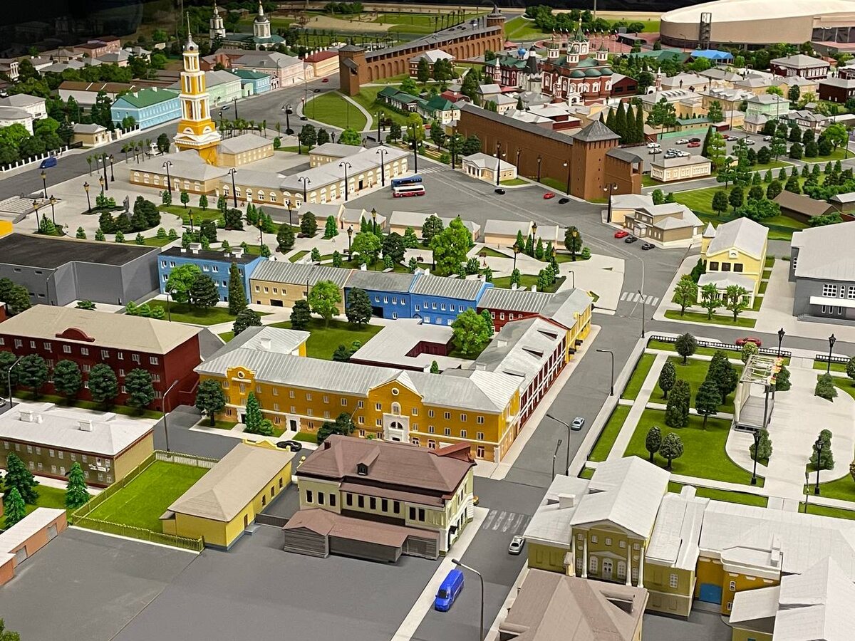 Макет Коломны