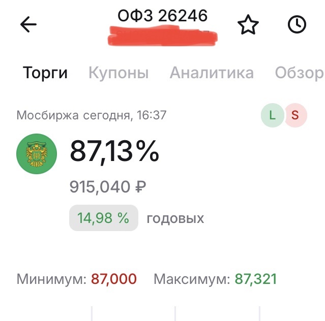 Немного до 15% не дотянули