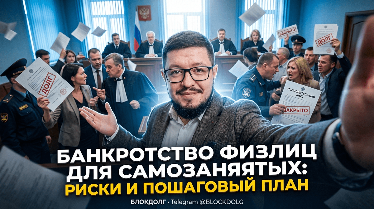    Пошаговый план и основные риски при банкротстве самозанятых Максим