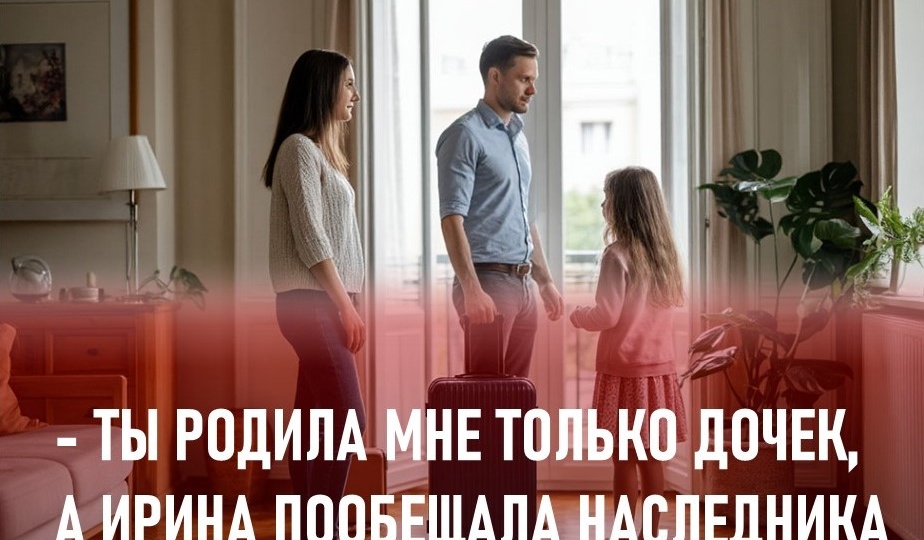 «Ты родила мне только дочек, а Ирина пообещала наследника», - муж ушёл от меня к любовнице