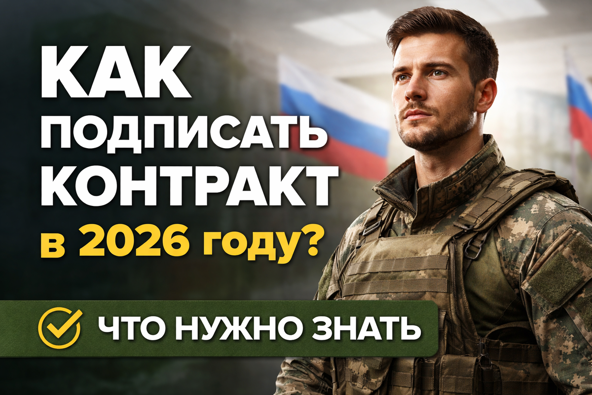 Как подписать контракт на СВО в 2026 году — условия, выплаты и оформление
