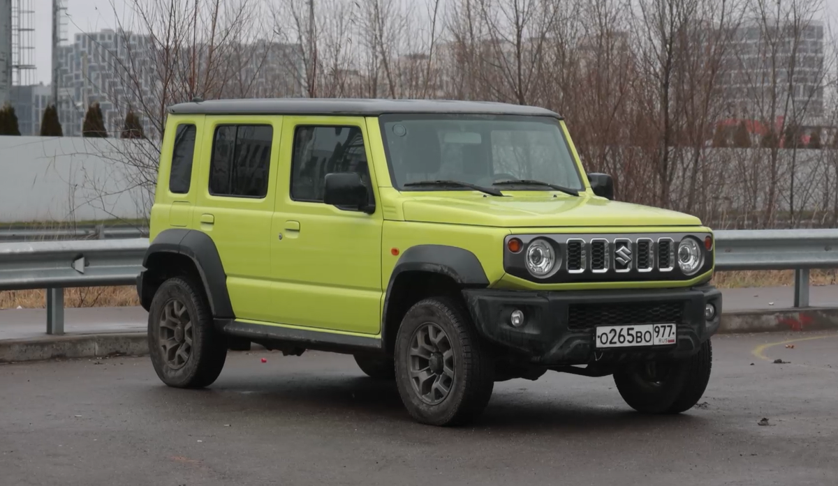 Suzuki Jimny 5-дверный участвует в нашем большом тесте!