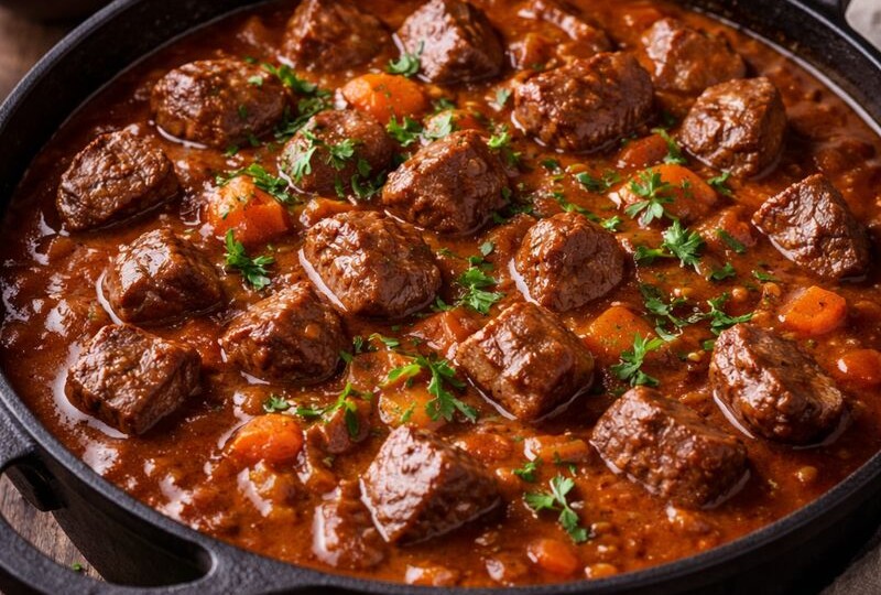 Почему гуляш с подливкой у большинства не получается и как сделать его идеальным дома
