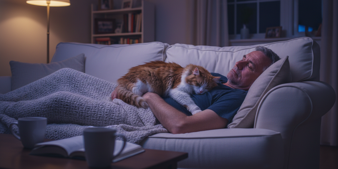 Муж был категорически против кота, а теперь спит с ним в обнимку. Как пушистый «терапевт» спас нас от скуки