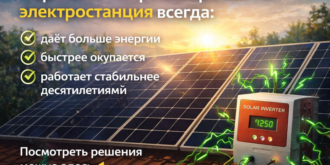 ⚡ 7 ошибок при установке солнечной электростанции — из-за них люди теряют до 40% выработки