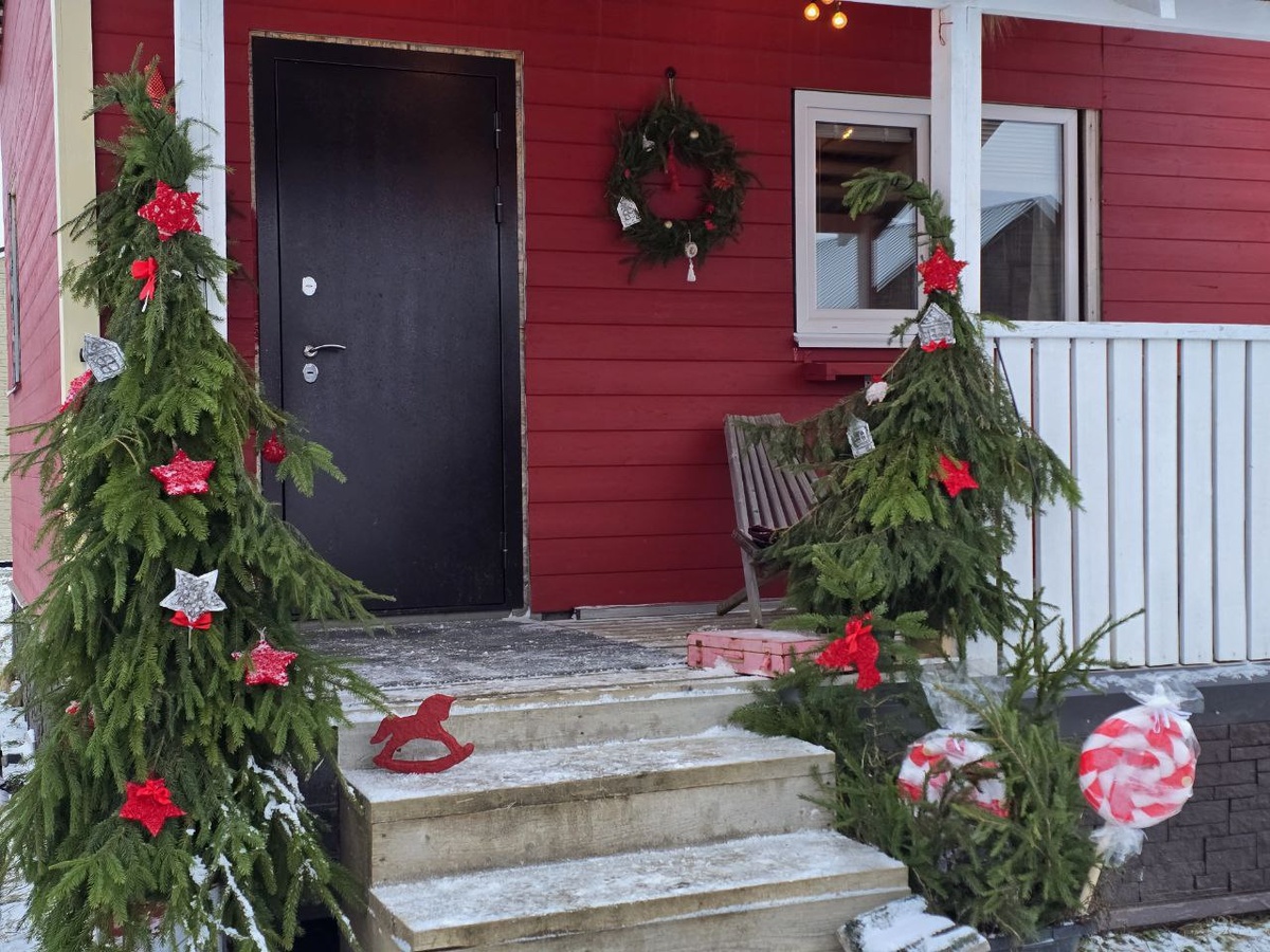 Наше зимнее крыльцо