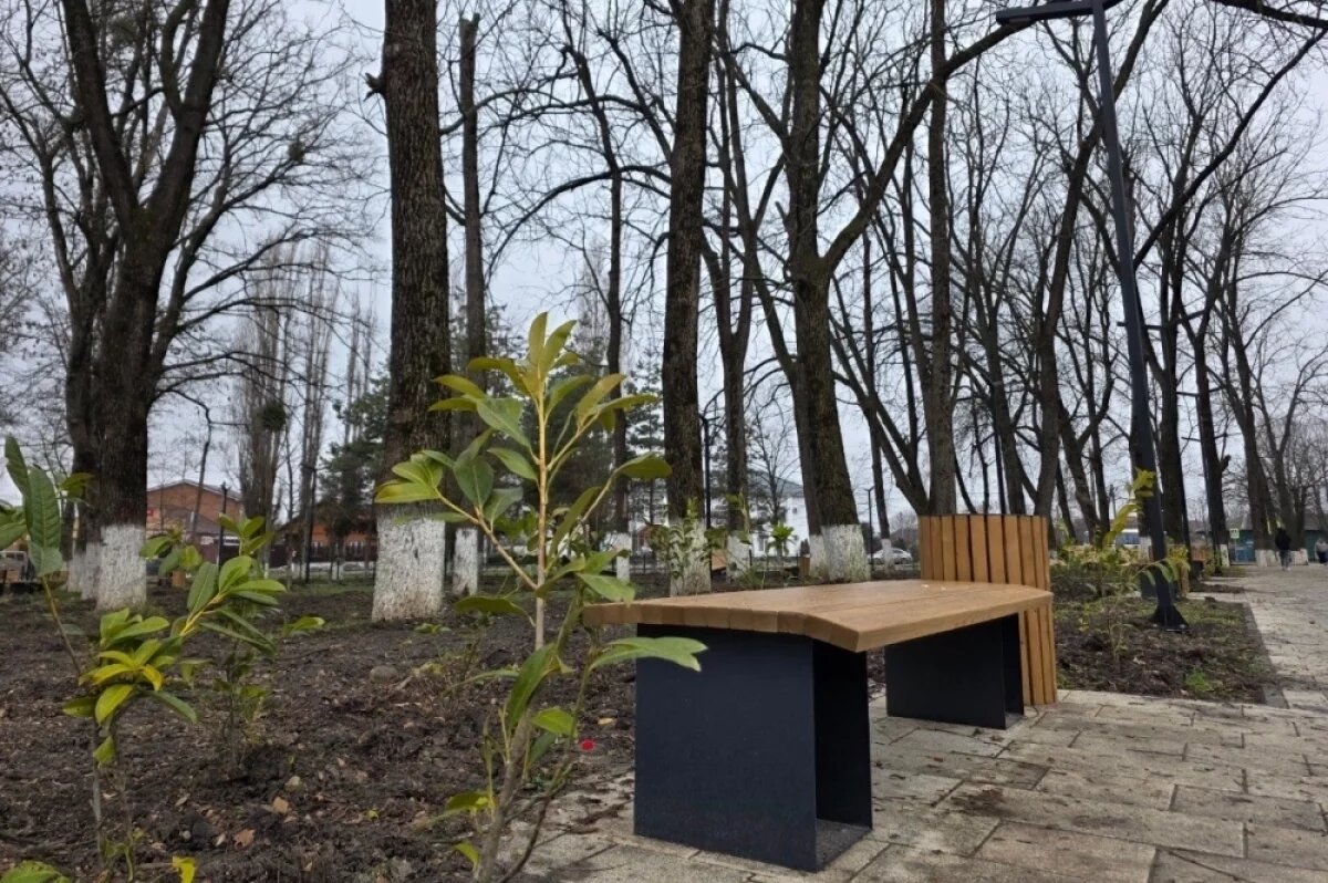    В станице Динского района Кубани реконструировали парк