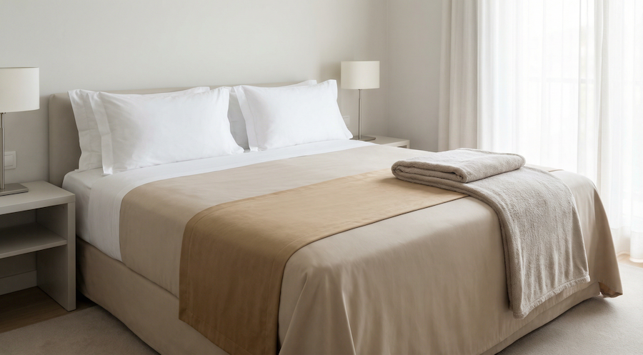 Плед, покрывало или только саше: что выбрать для номера и не переплатит