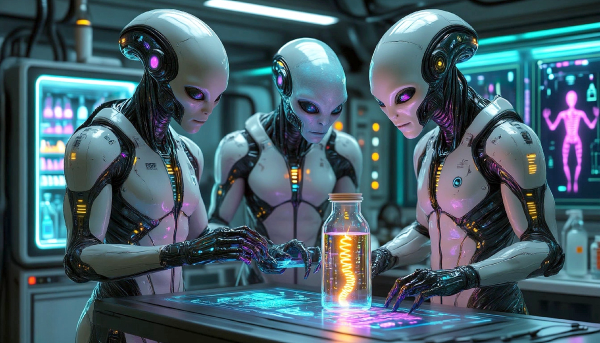 Что за летающие существа создали людей?