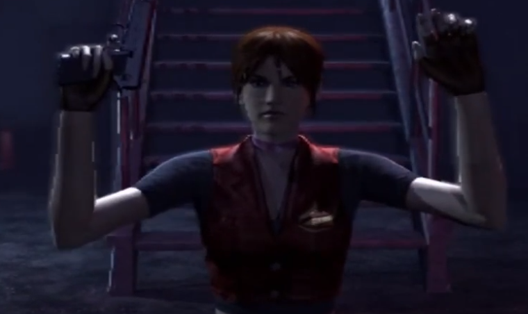 Скриншот из игры Resident Evil Code Voronica. Игра была разработана студиями Nextech, Tose и Flagship и издана Capcom