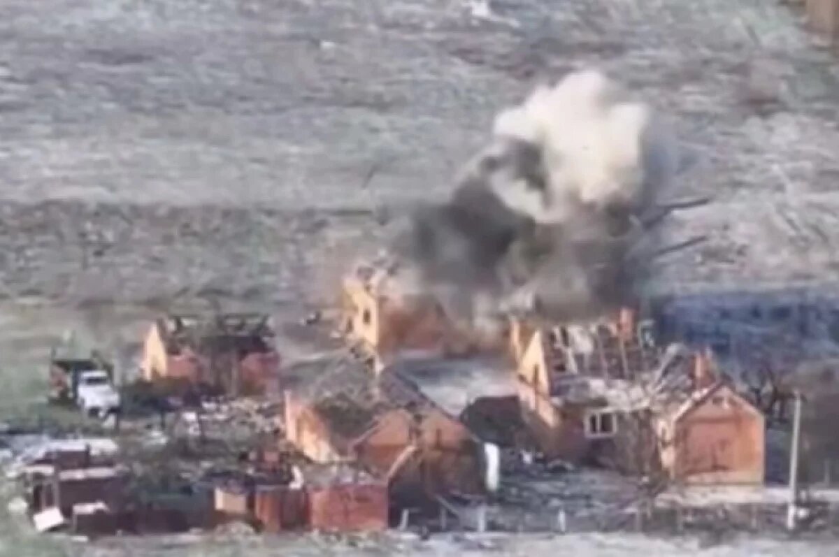    Дроны разнесли пункт временной дислокации боевиков ВСУ в Орехове