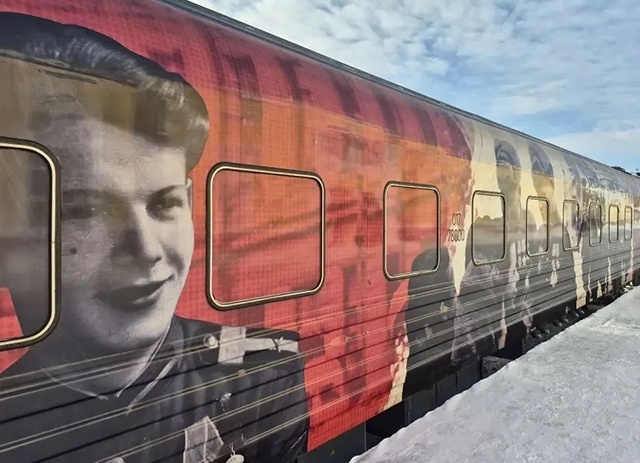 Город Ржев в Тверской области снова встретил «Поезд Победы». Фото: Мария Касаткина