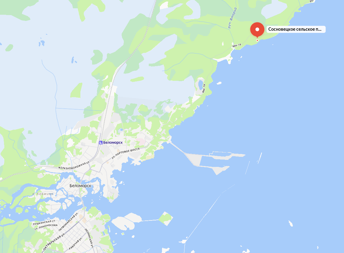 Место ночёвки за Беломорском