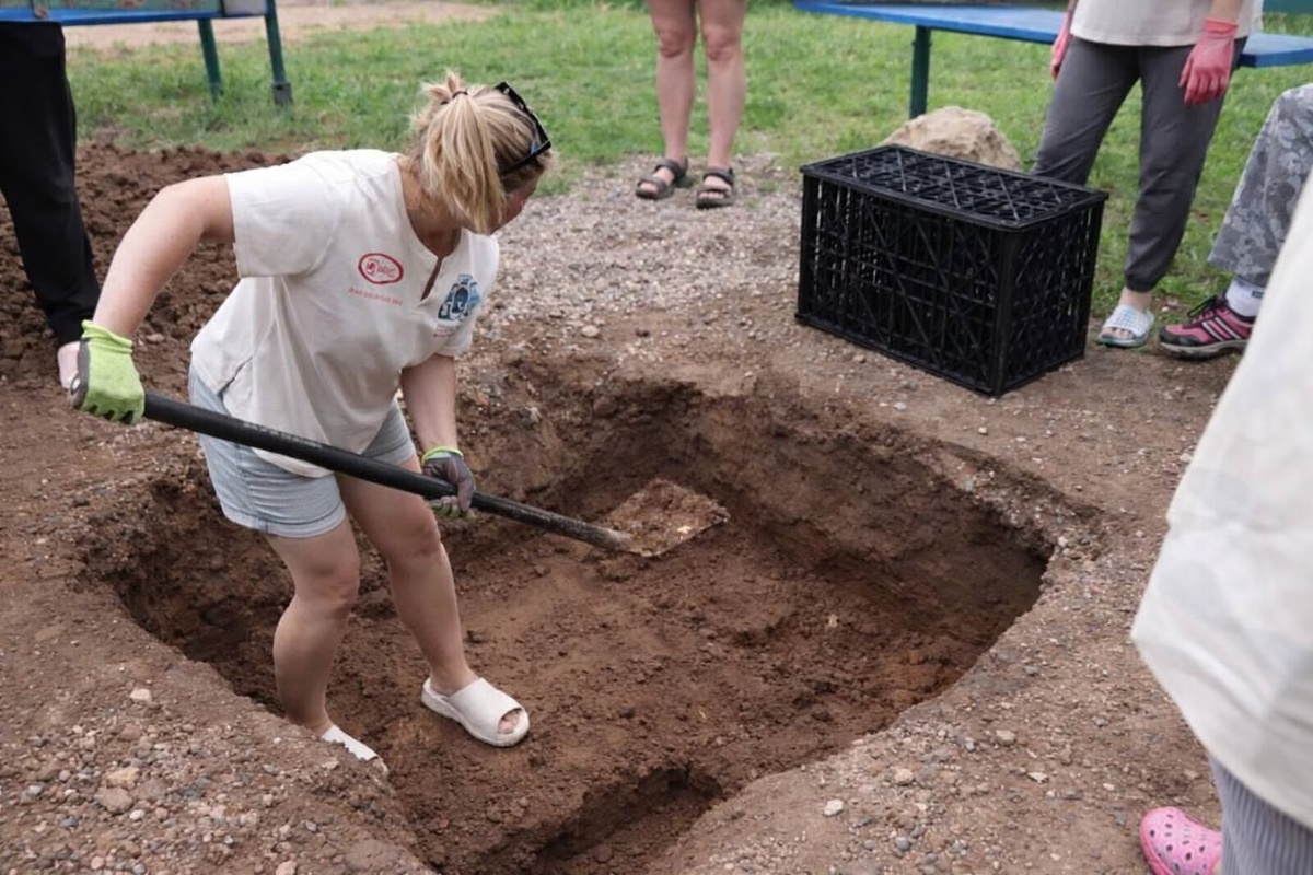 выкапываем котлован