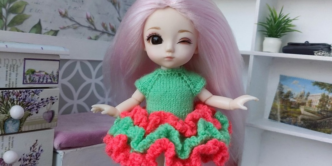 Парик для куклы из пряжи особенности создания и немного процесса