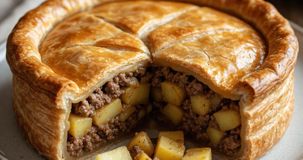 Закрытый пирог от свекрови — рецепт «из того, что есть» на случай, когда гости на пороге