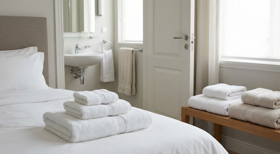 Полотенца для отелей и хостелов: стандарты, подбор комплекта и дополнительный доход