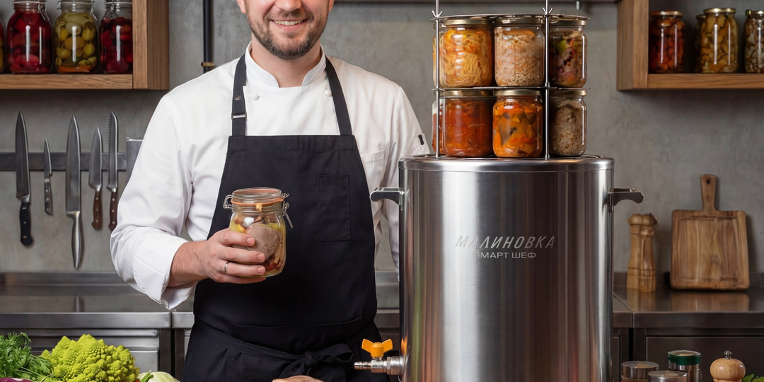 Ваша кухня станет умнее: как автоклав «Малиновка Смарт ШЕФ» с 1000+ программ меняет правила игры