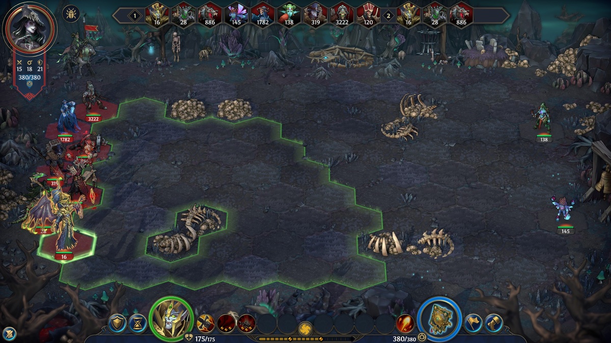 Армия нежити на поле боя выглядит примерно вот так! Скриншот из игры.