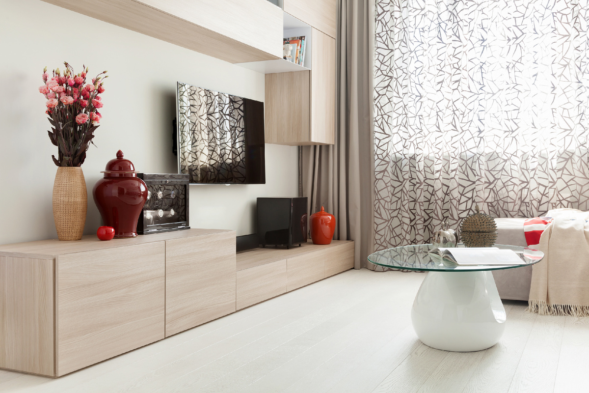 Интерьер гостиной, фото Д.Комаров. Дизайн Ирина Кривцова, 2016 г.