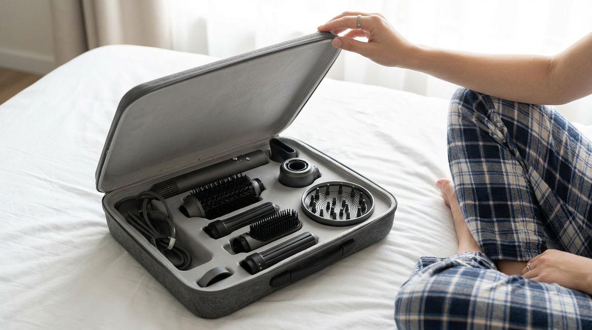 Укладка челки шторки дома