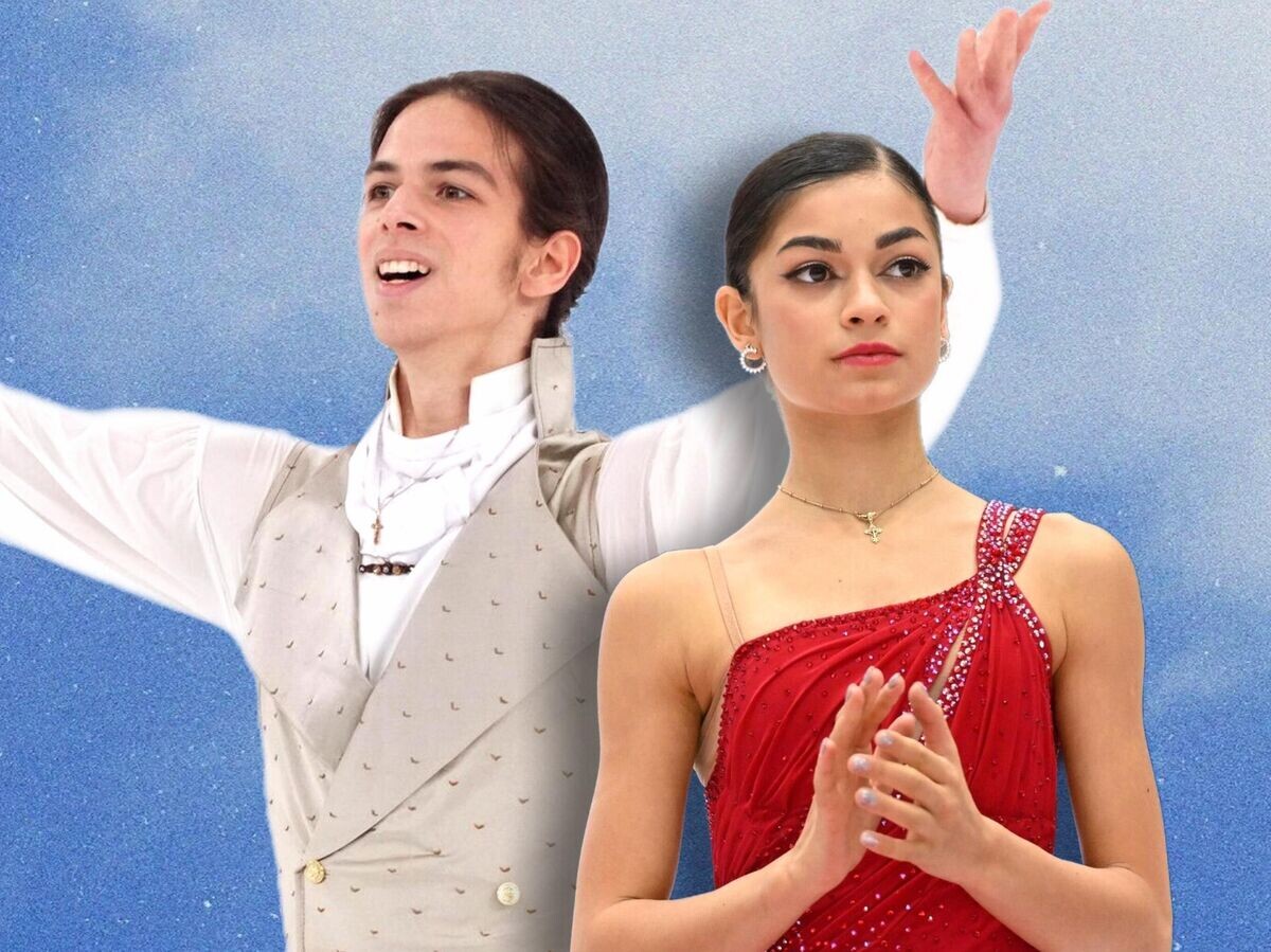    Петр Гуменник и Аделия Петросян | © РИА Новости