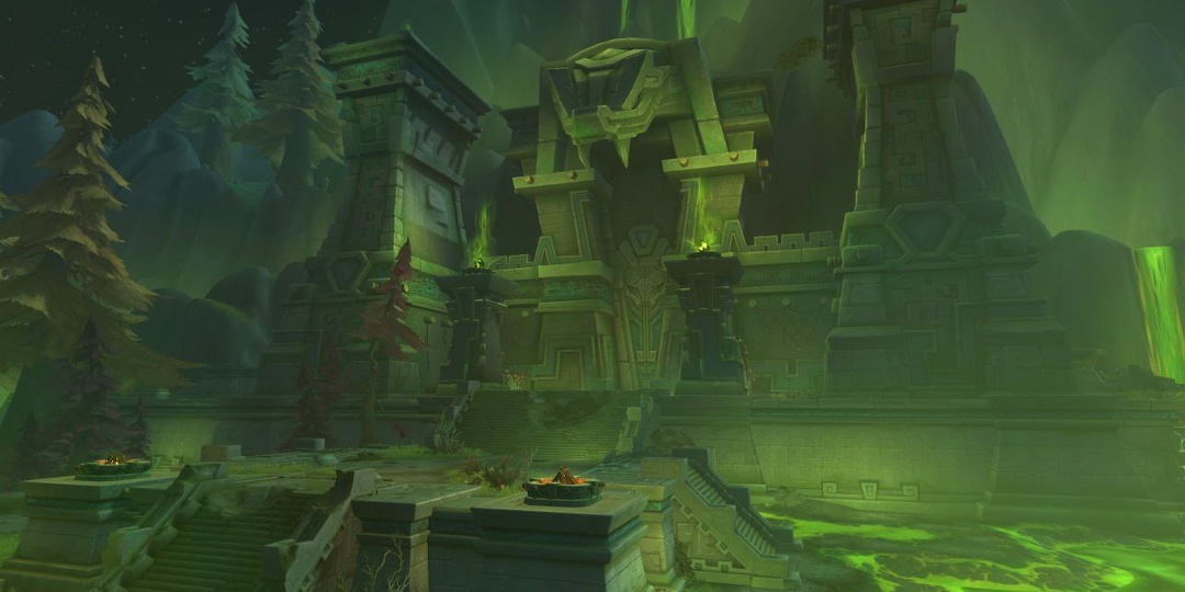 Концепт-арт "Лабиринтов" 12.1.5 очень похож на Атал'Утек, остров у побережья Зул'Амана