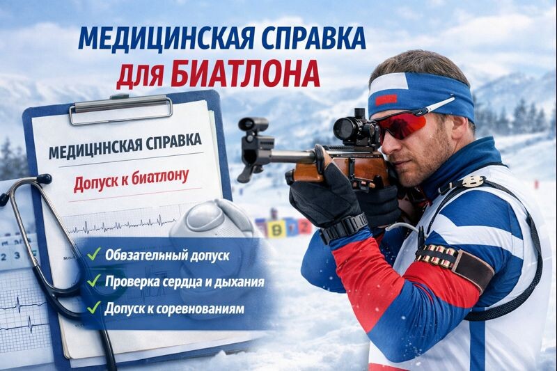Медсправка для биатлона: официальный допуск к соревнованиям без отказов