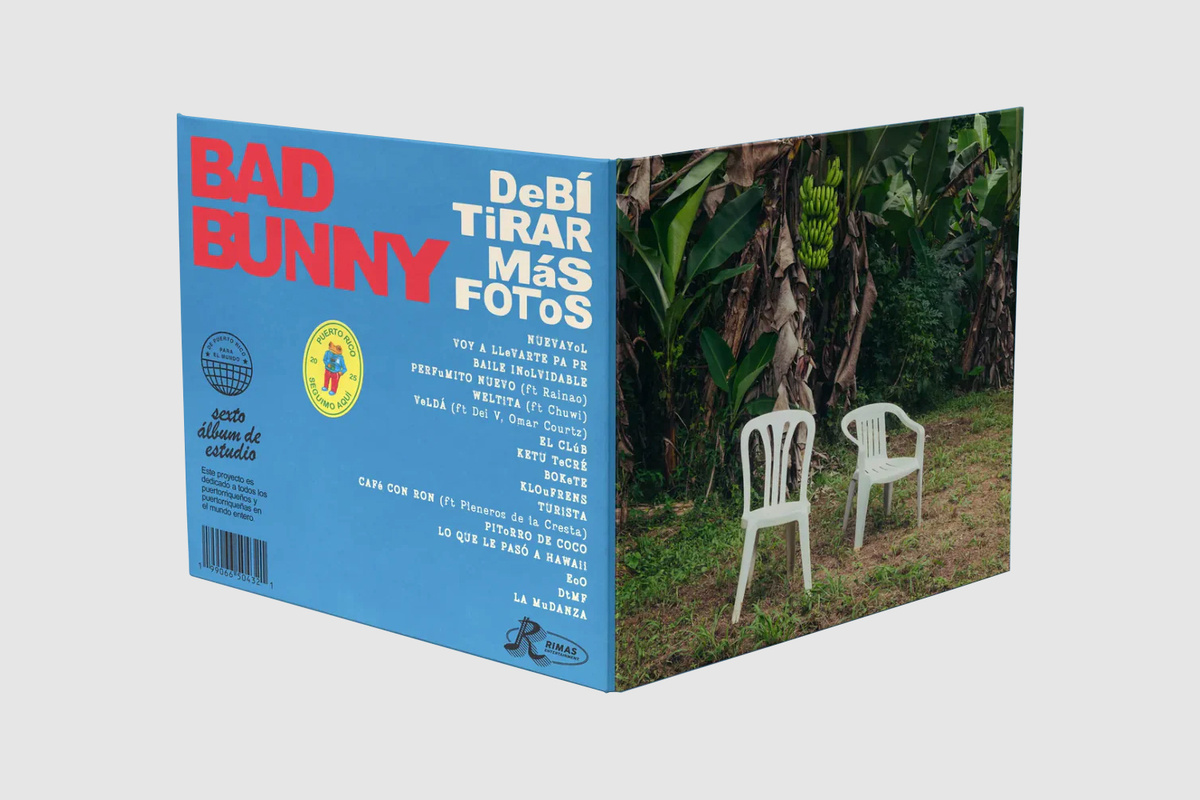    Виниловое издание альбома Bad Bunny «Debí Tirar Más Fotos»Rimas Entertainment
