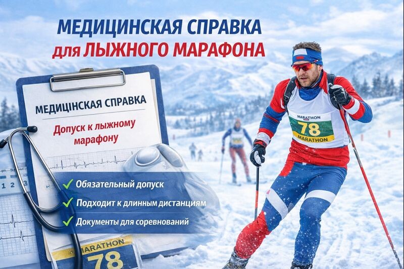 Медсправка для лыжного марафона — кому нужна и на какой срок