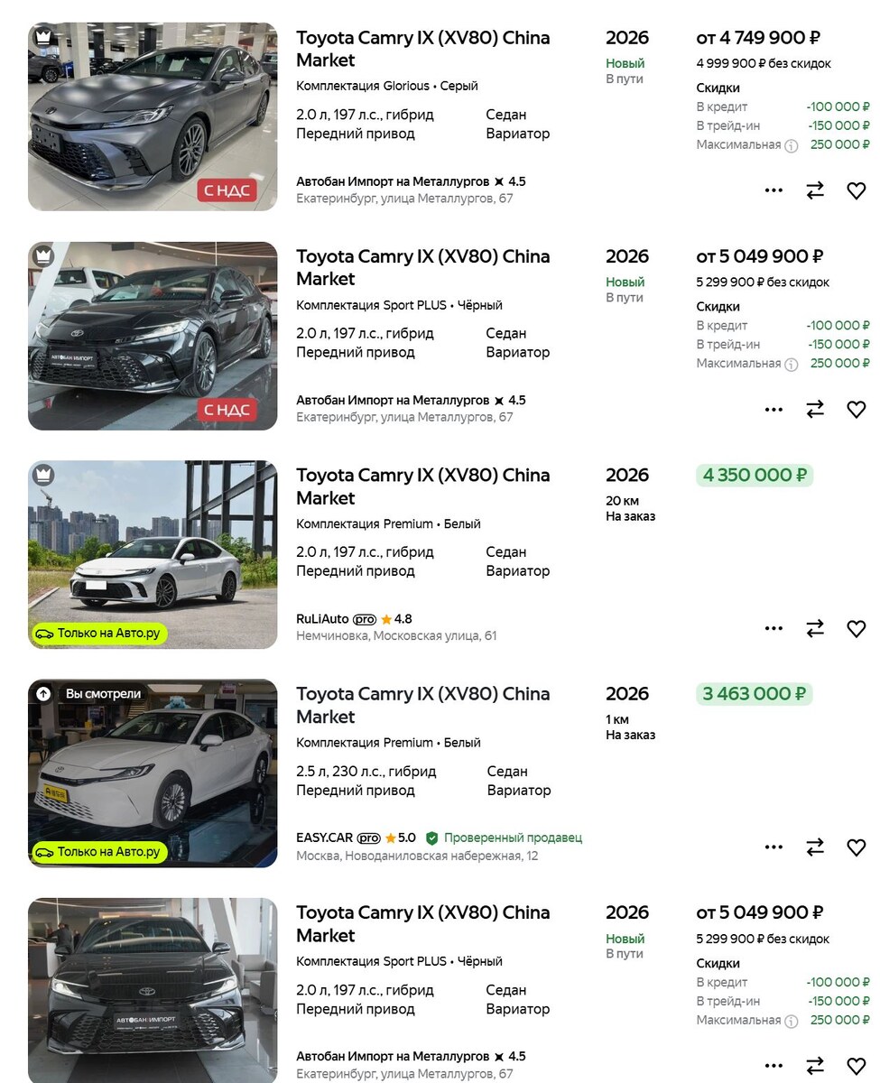 Скриншот сайта Auto.ru  📷
