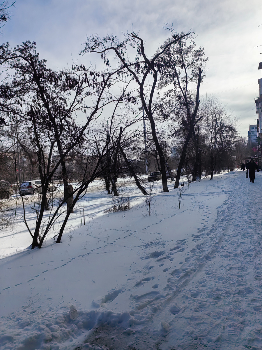 По дороге к себе в офис