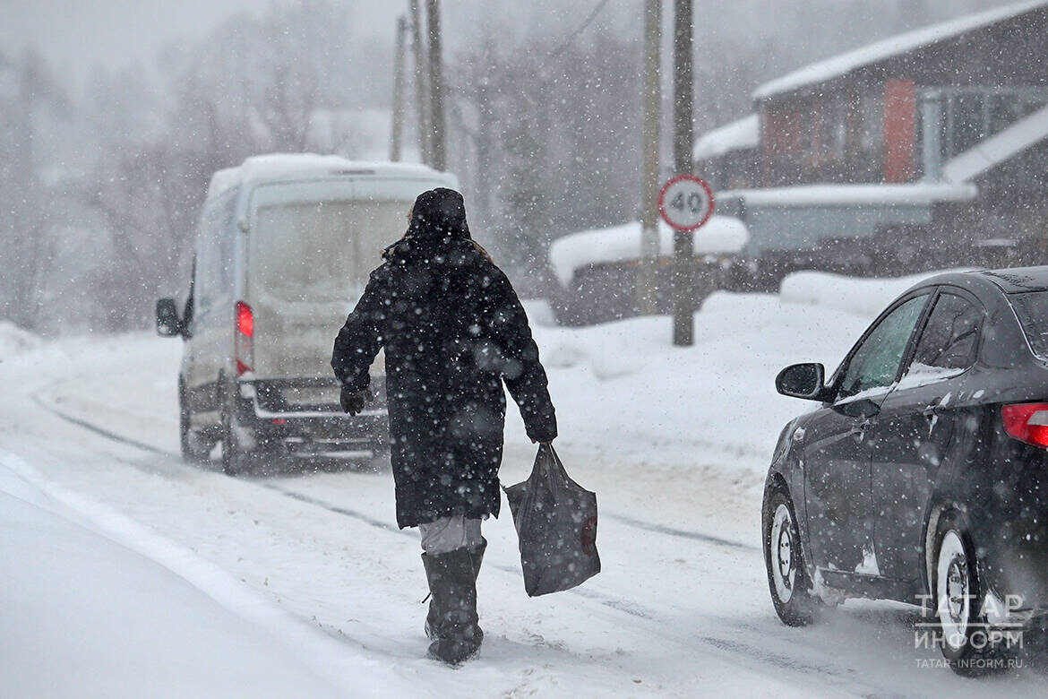 За январь в разных районах Татарстана выпало от 150 до 180% месячной нормы осадковФото: © Михаил Захаров / «Татар-информ»