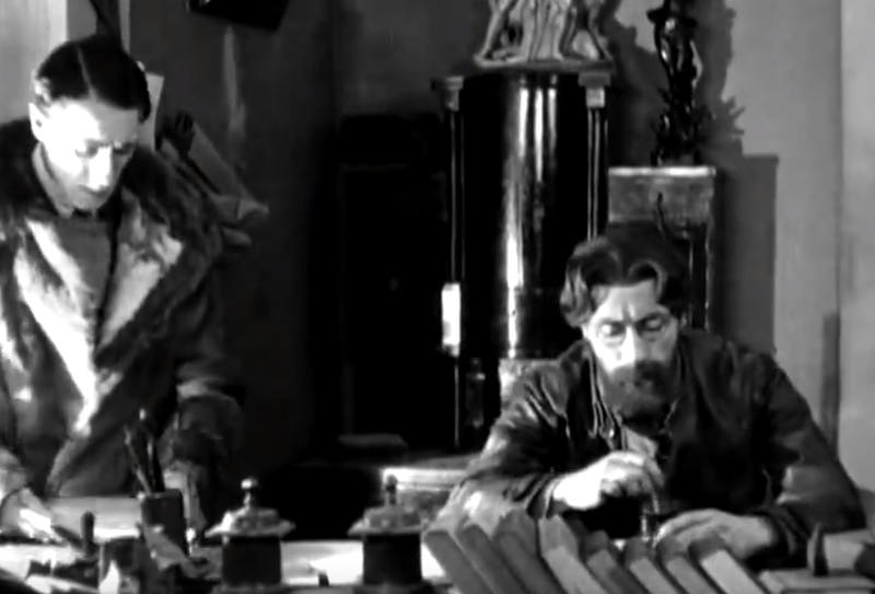 Кадр из раннего советского кино Протазанова