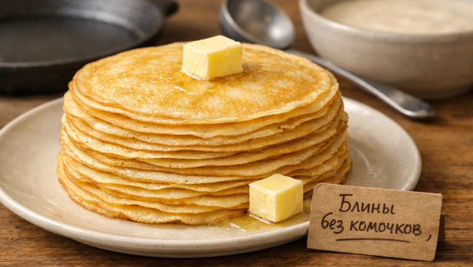 Научила меня мама готовить блины на молоке без комочков — теперь получаются с первого раза