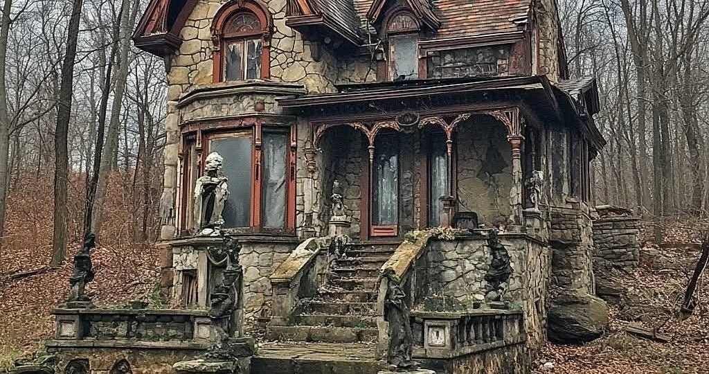 Заброшенный особняк в лесу: тайна, застывшая во времени